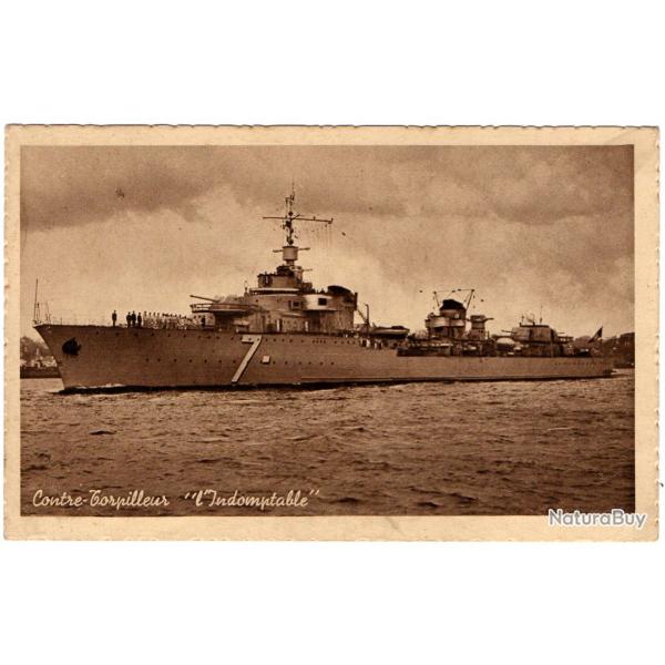 CPA - Marine Militaire -CONTRE-TORPILLEUR L'INDOMPTABLE - N�1419