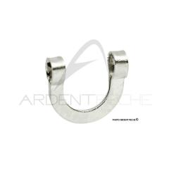 Etrier W Fendu nickel&eacute; x10 taille 4