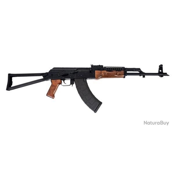 Carabine PSA AK-47 GF3 Forged Triangle Side Folding Rifle with Cheese Grater Upper Hand Guard, Nutme