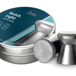 Plombs H&N Match Light diam&egrave;tre 4.50 4.49mm