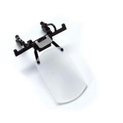 Cache oeil clips translucide pour lunette de vue