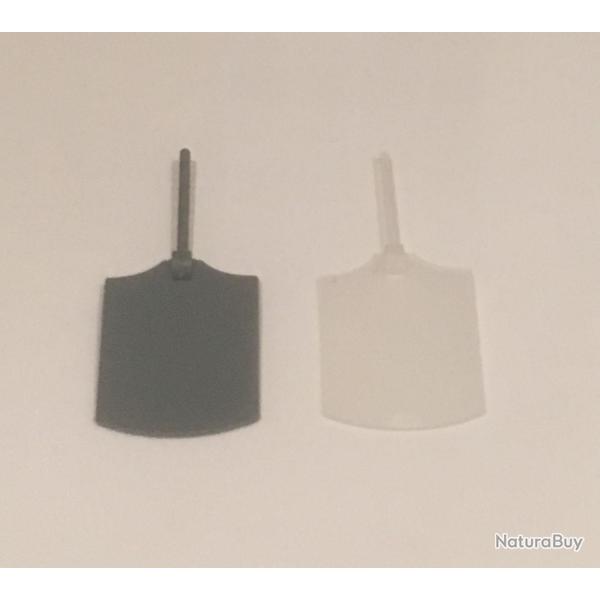 Cache oeil pour bandeau de tir Translucide