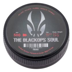 Plombs The Black Ops Soul &agrave; t&ecirc;te pointue cal. 4,5 mm
