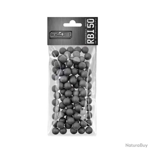 BILLES CAOUTCHOUC NOYAU ACIER CAL 50 X100