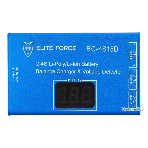 CHARGEUR POUR BATTERIE LIPO ELITE FORCE 7,4 A 14,8 V 2-4S