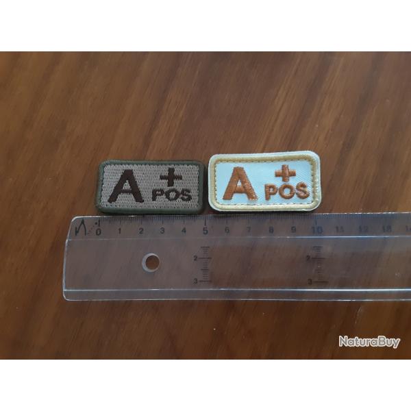 Patch ecusson groupe sanguin