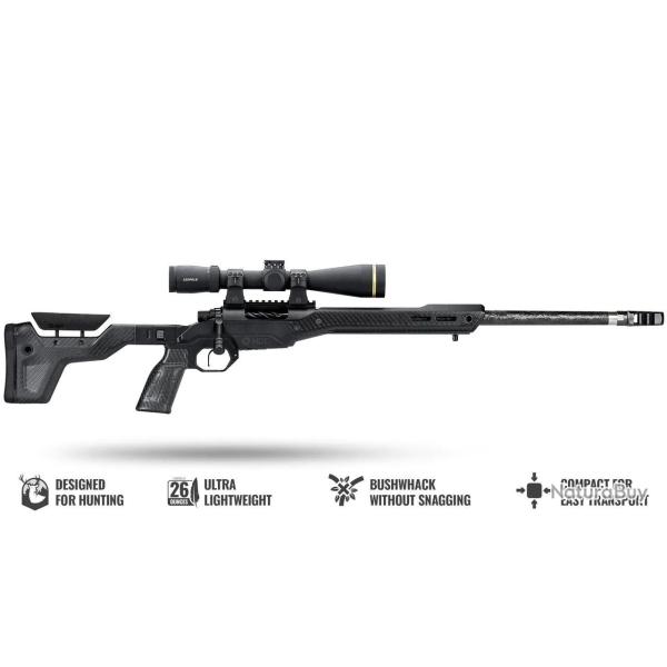 Ch�ssis MDT HNT26 Remington 700 LA CIP 3.850, Bleu titane