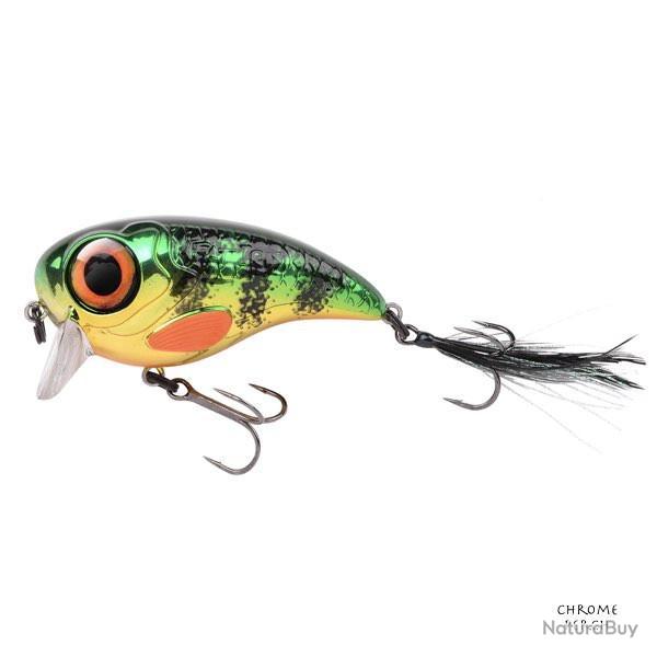 Poisson Nageur Spro Fat Iris 80 Chrome Perch