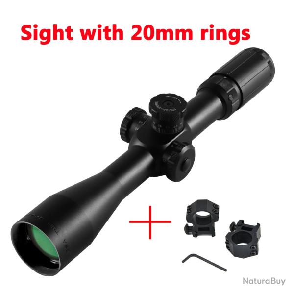 BSA Optics TMD 4-14X44 FFP porte de chasse premier plan focale *sight with 20 mm