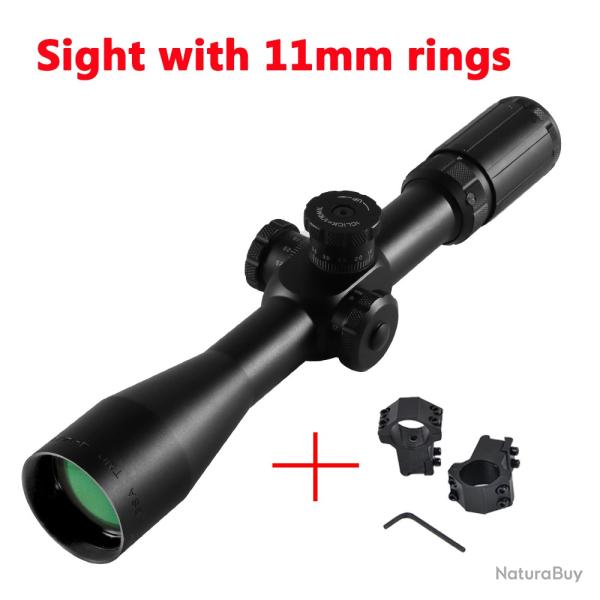 BSA Optics TMD 4-14X44 FFP porte de chasse premier plan focale *sight with 11 mm LIVRAISON GRATUITE