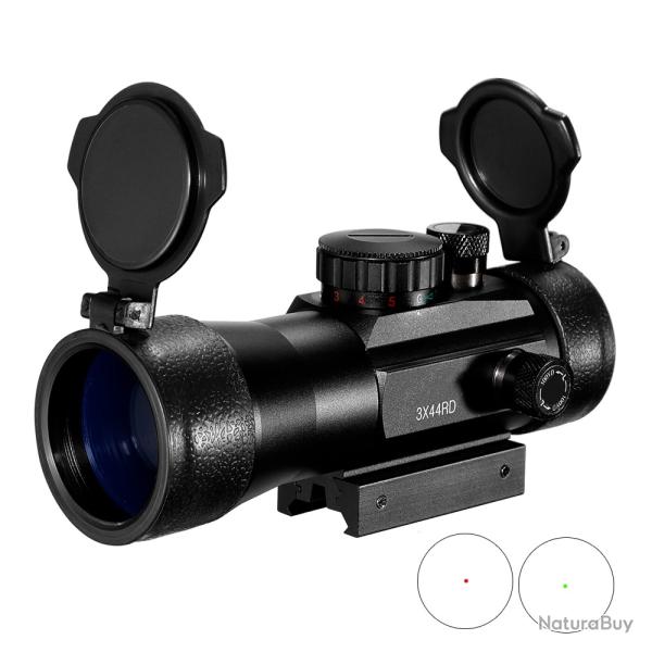 Lunette de vise  point rouge vert 2x40