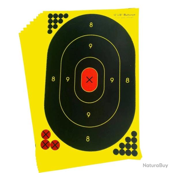 Cible de tir r�active 30x45cm AIMGAME 10pcs