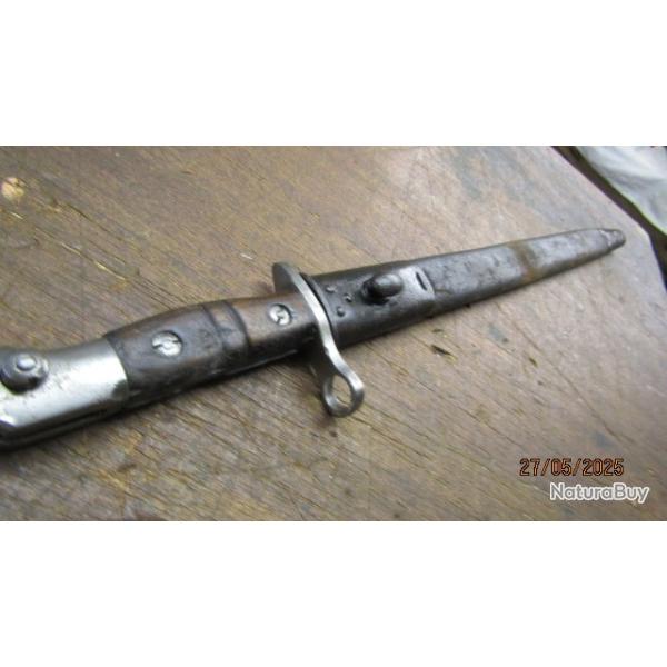 RARE BA�ONETTE U.S REMINGTON MOD�LE 1913 DE 1917 POUR ANGLETERRE ENFIELD WW1 14/18 Grande Bretagne