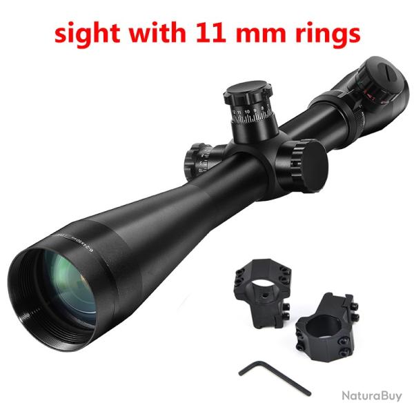 Lunette de fusil tactique 6-24X50 M1 rticule en Fibre -**sight with 11mm LIVRAISON GRATUITE