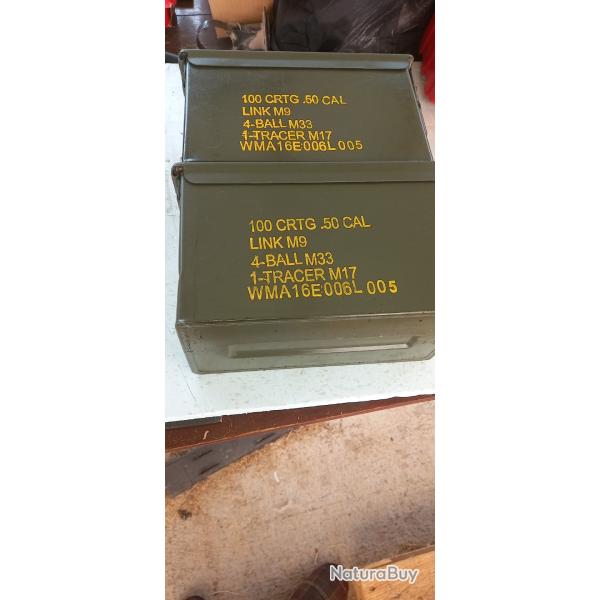 lot de 2 boites � munitions us