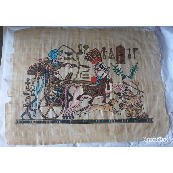 PAPYRUS CHAR EGYPTIEN RAMSES II