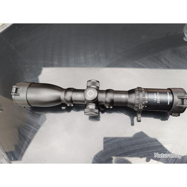 Lunette Schmidt Bender Zenith 1.5-6x42 avec montage Blaser