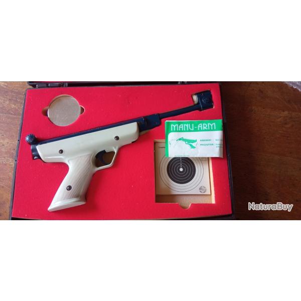 Pistolet � plombs Manu arme cal 4,5 177
