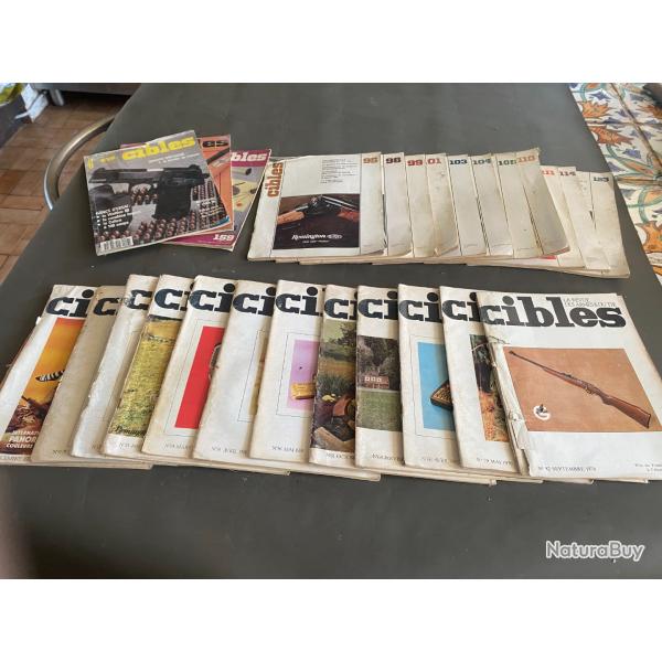 26 ancien num�ros de la revue cibles de 1972 � 1988