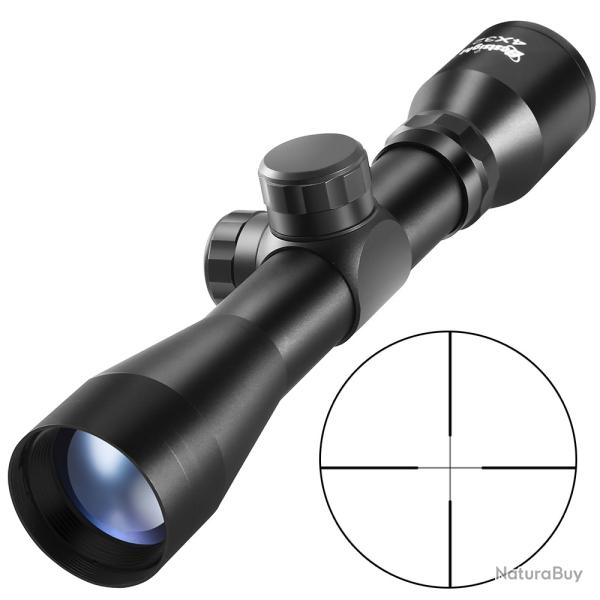 Lunette de chasse compacte pour fusil 4x32, avec support de porte de 11mm/20mm LIVRAISON GRATUITE