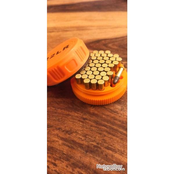 Bo�te � munitions 22LR Orange et noire (CZ Feinwerkbau Savage Walther Deep Pallas Rossi)