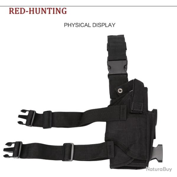 Holster de cuisse droite pour odorAirsoft Putscopic Stores -**DROITE NOIR LIVRAISON GRATUITE !!!