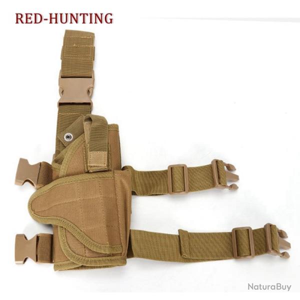 Holster de cuisse droite pour odorAirsoft Putscopic Stores -**DROITE TAN