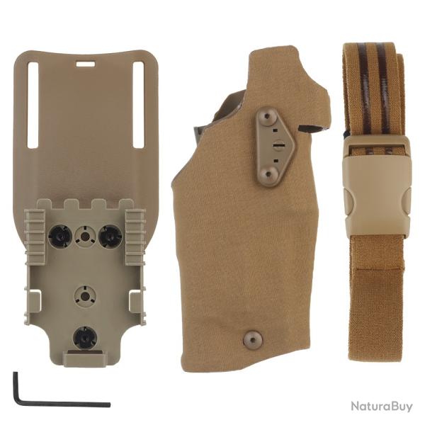 tui pour pistolet tactique Glock17 Gen4 avec lampe de poche -**Right RG