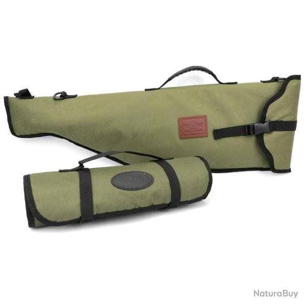 Ensemble �tui Fusil 76cm +Tapis Nettoyage 134cm Nylon Rembourr� Poche Outils Transport Facile Arme