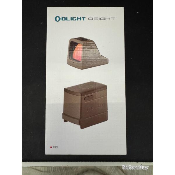 Point Rouge Olight OSIGHT 3 MOA Rechargeable couleur (Coyote) - Brun