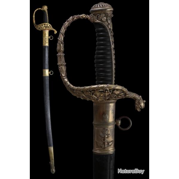 N55 - Sabre d'officier de marine mod�le 1837 fantaisie