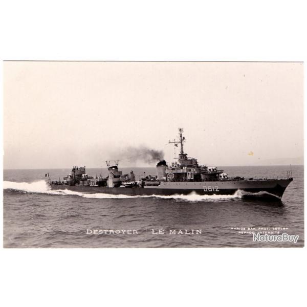 CPA - Marine Militaire -DESTROYER LE MALIN - N�1434