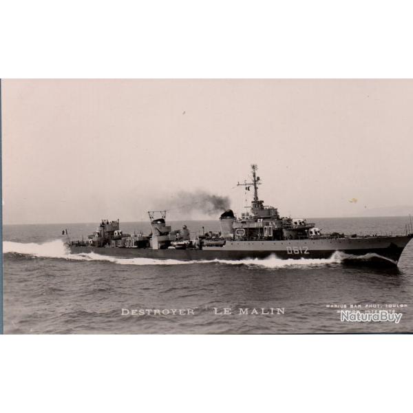 CPA -Marine de Guerre -DESTROYER LE MALIN - N�7172