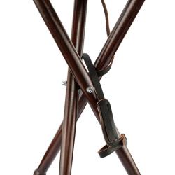 Si&egrave;ge tr&eacute;pied pliant bois - Luxe 65 cm
