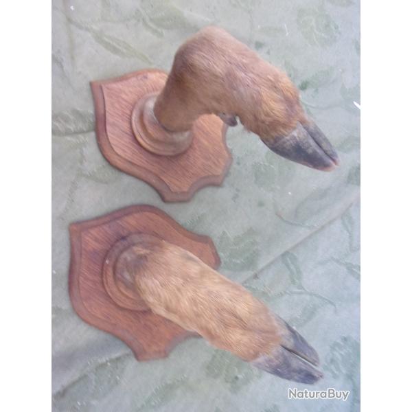 porte-fusil / r�telier 1 arme en patte hauteur 17 cm