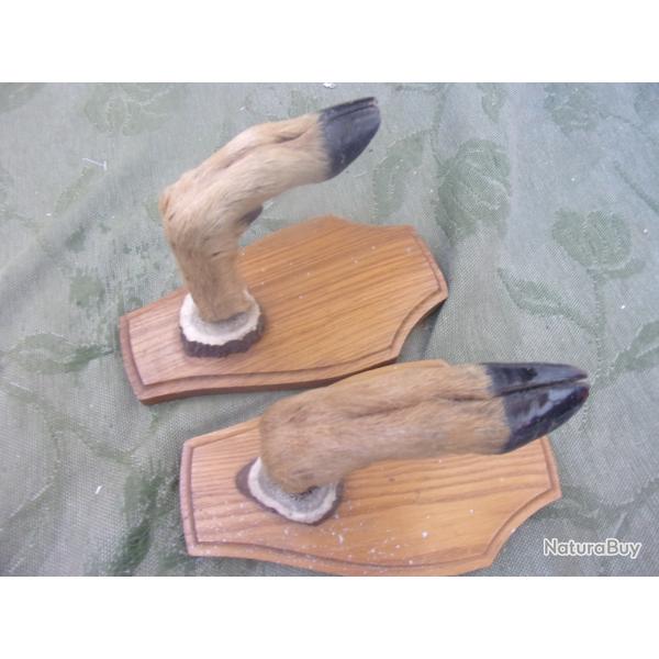 porte-fusil / r�telier 1 arme en patte longueur 20 cm