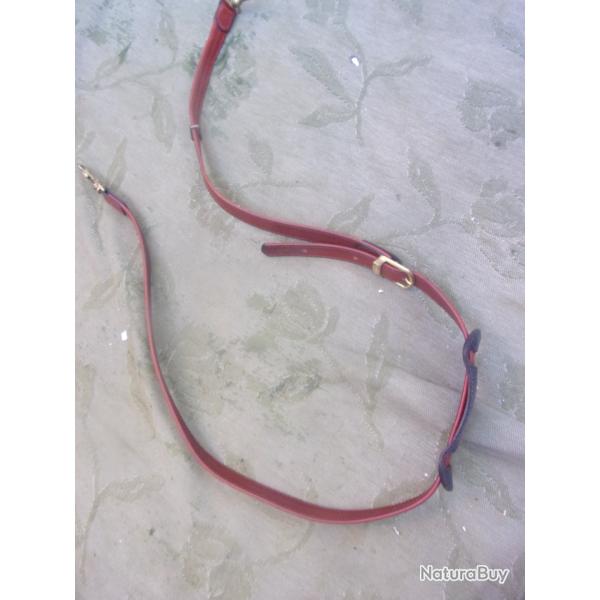 bretelle de fusil de chasse cuir