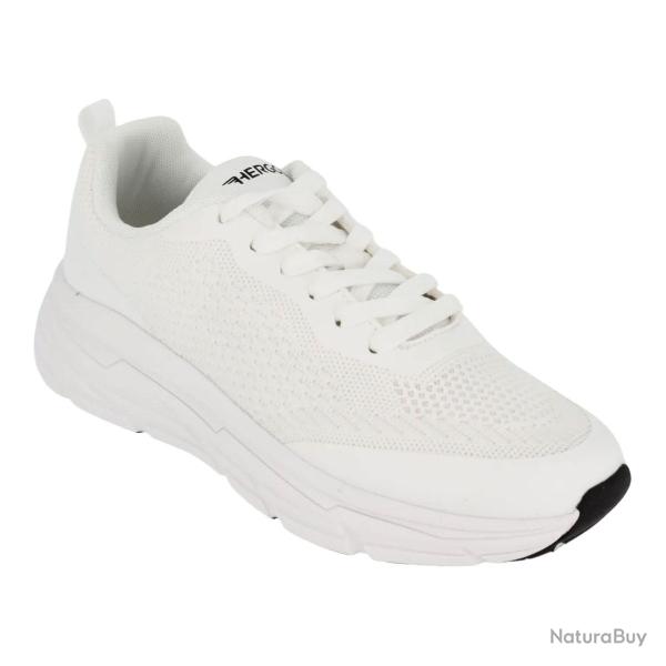 H3800 - Chaussure sneaker Shanghai avec semelle amovible - Femme - Blanc - HERGOS
