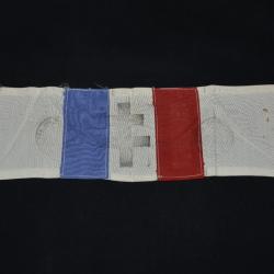 BRASSARD FFI JURA-LIBERATION-MAQUIS-RESISTANCE-SAS-2&deg;WW-FORCES FRANCAISES DE L'INTERIEUR