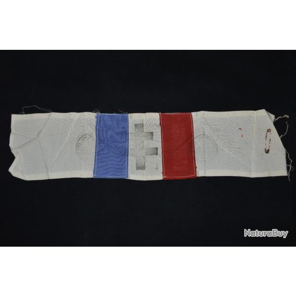 BRASSARD FFI JURA-LIBERATION-MAQUIS-RESISTANCE-SAS-2�WW-FORCES FRANCAISES DE L'INTERIEUR