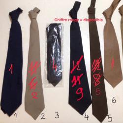 MERCERIE MILITAIRE- CRAVATES MILITAIRES DIVERSES TOUTES &Eacute;POQUES �.au choix