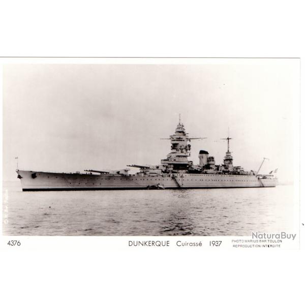 CPA - Marine Militaire - DUNKERQUE CUIRASSE 1937 - N�1215