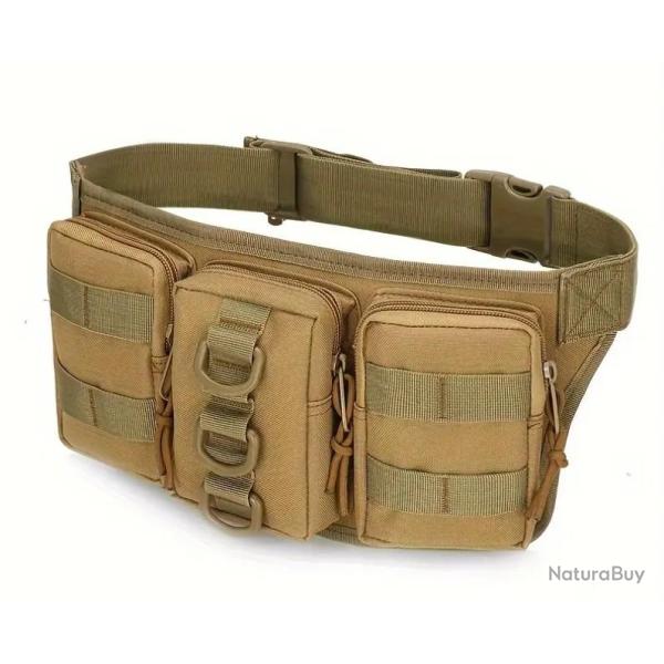 Sacoche banane tactique - Beige/TAN - v3 - Livraison gratuite