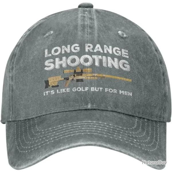 Casquette Long Range Shooting - Gris / Ajustable