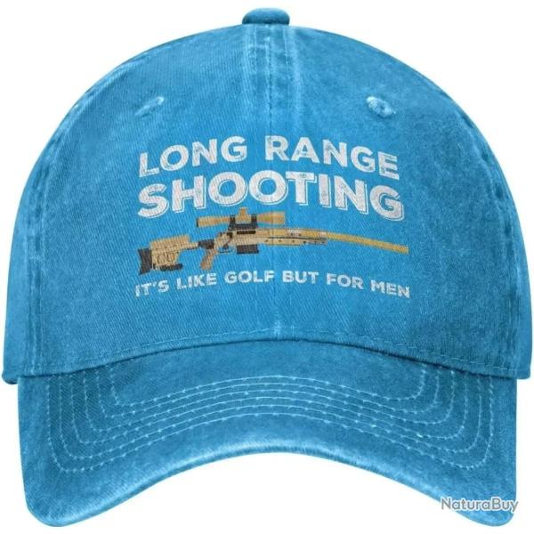 Casquette Long Range Shooting - Bleu / Ajustable
