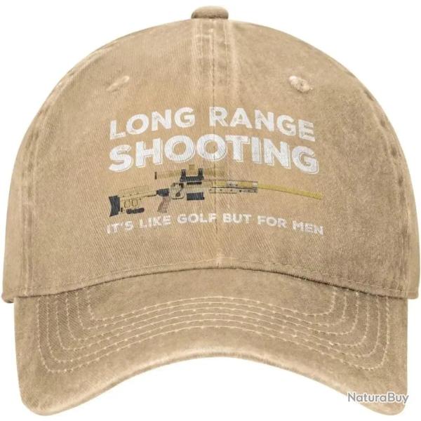 Casquette Long Range Shooting - Marron / Ajustable