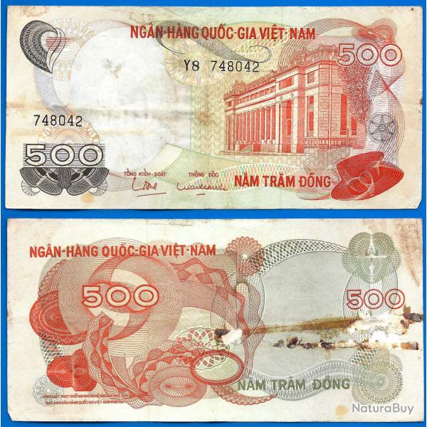 Vietnam Sud 500 Dong 1970 Asie Billet Serie Y8