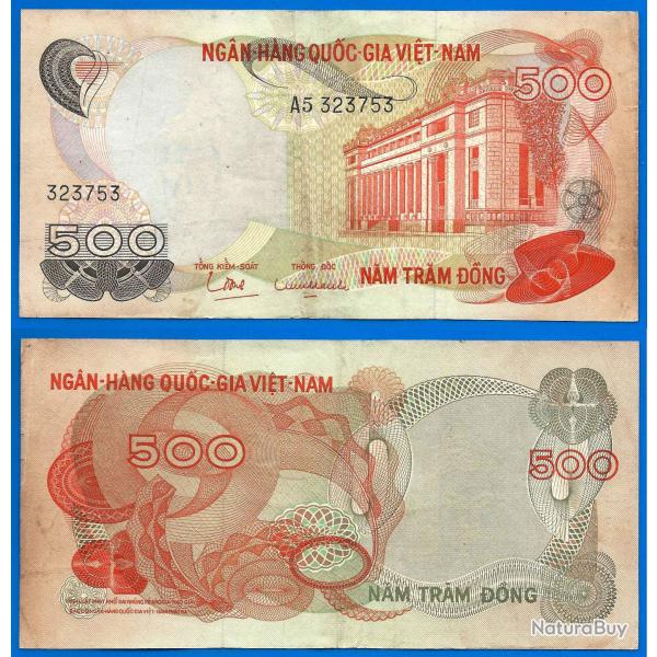 Vietnam Sud 500 Dong 1970 Asie Billet Serie Y8