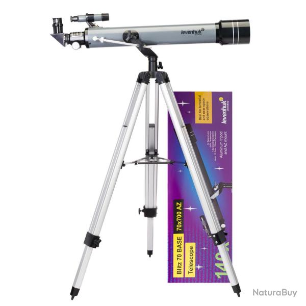 T�lescope r�fracteur achromatique 70/700 Levenhuk Blitz 70 Base
