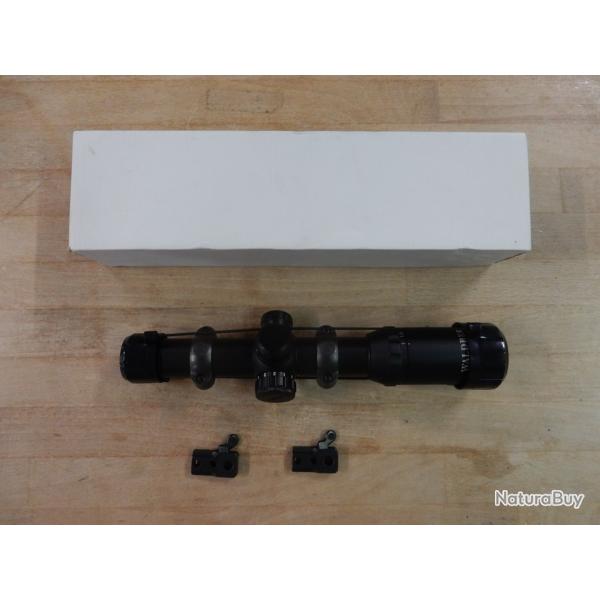 LUNETTE DE BATTUE WALDBERG 1-4X24 IR + MONTAGE LEUPOLD + BOITE D'ORIGINE TRES BON ETAT OCCASION
